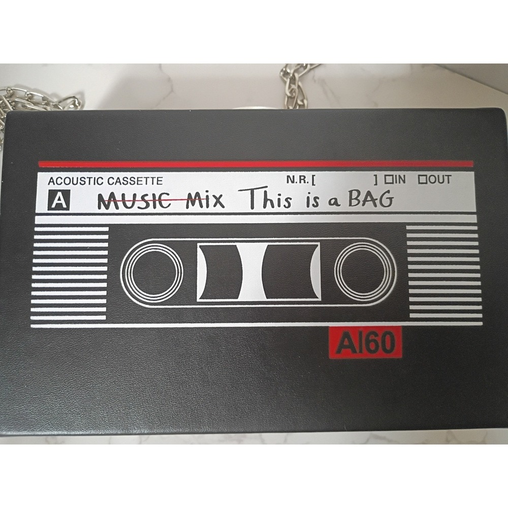 80s-Inspired Cassette Tape Crossbody Bag - NWOT - Picture 2 of 8